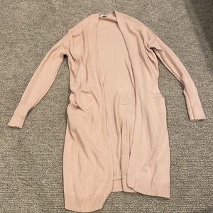 Women’s Dusty Pink Old Navy Cardigan - Size Medium